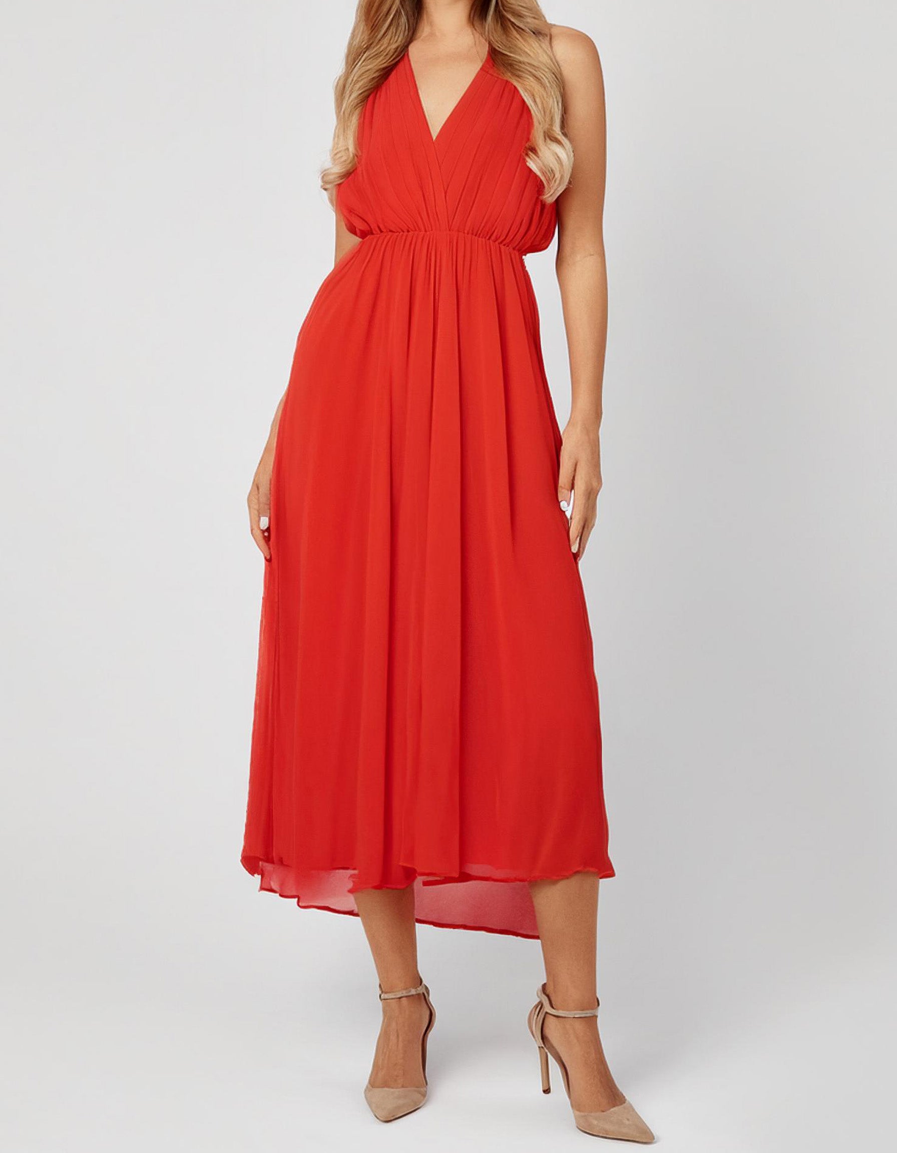 Scarlet Allure Maxi Dress 2