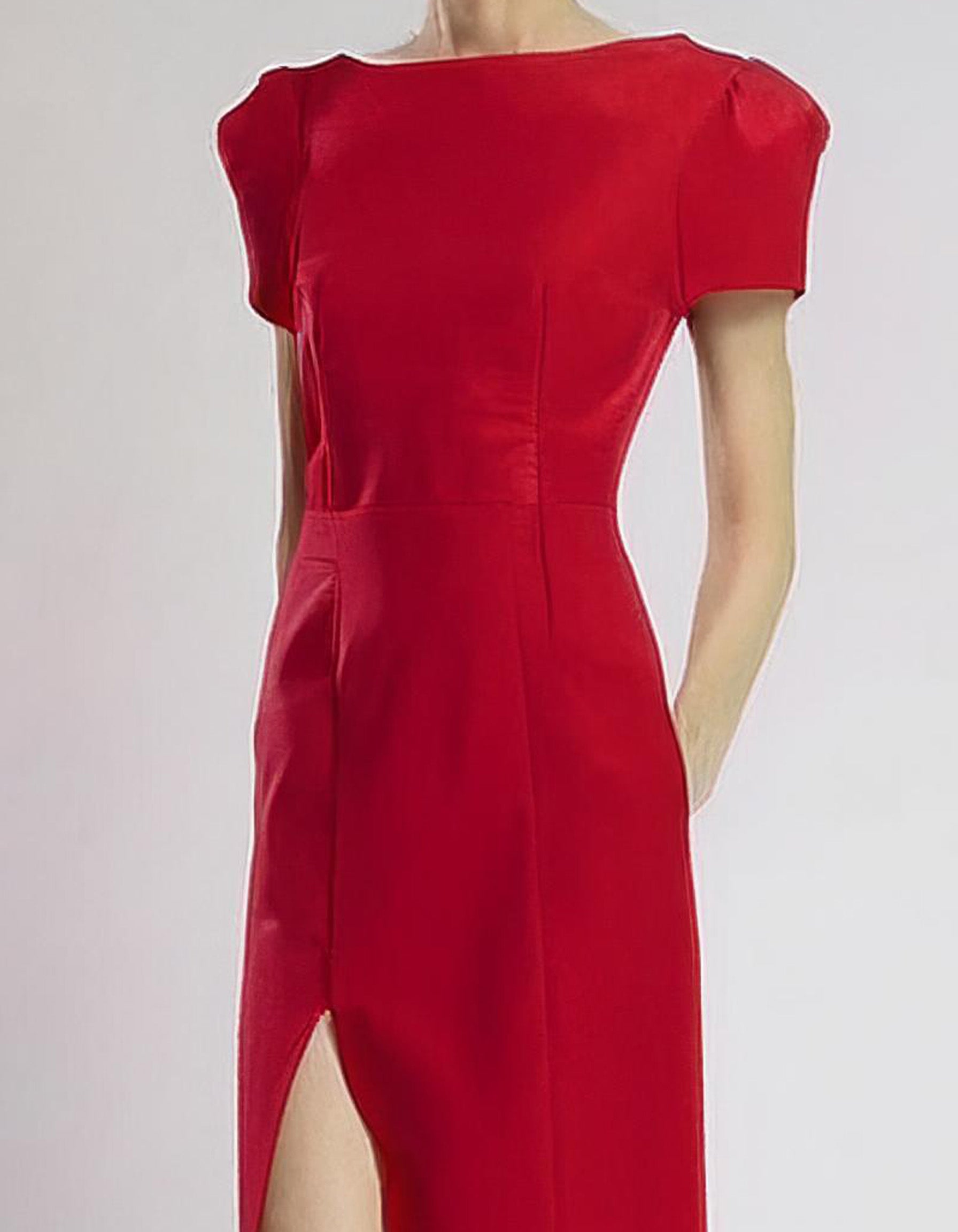 Scarlet Sleeveless Sheath Midi Dress 3