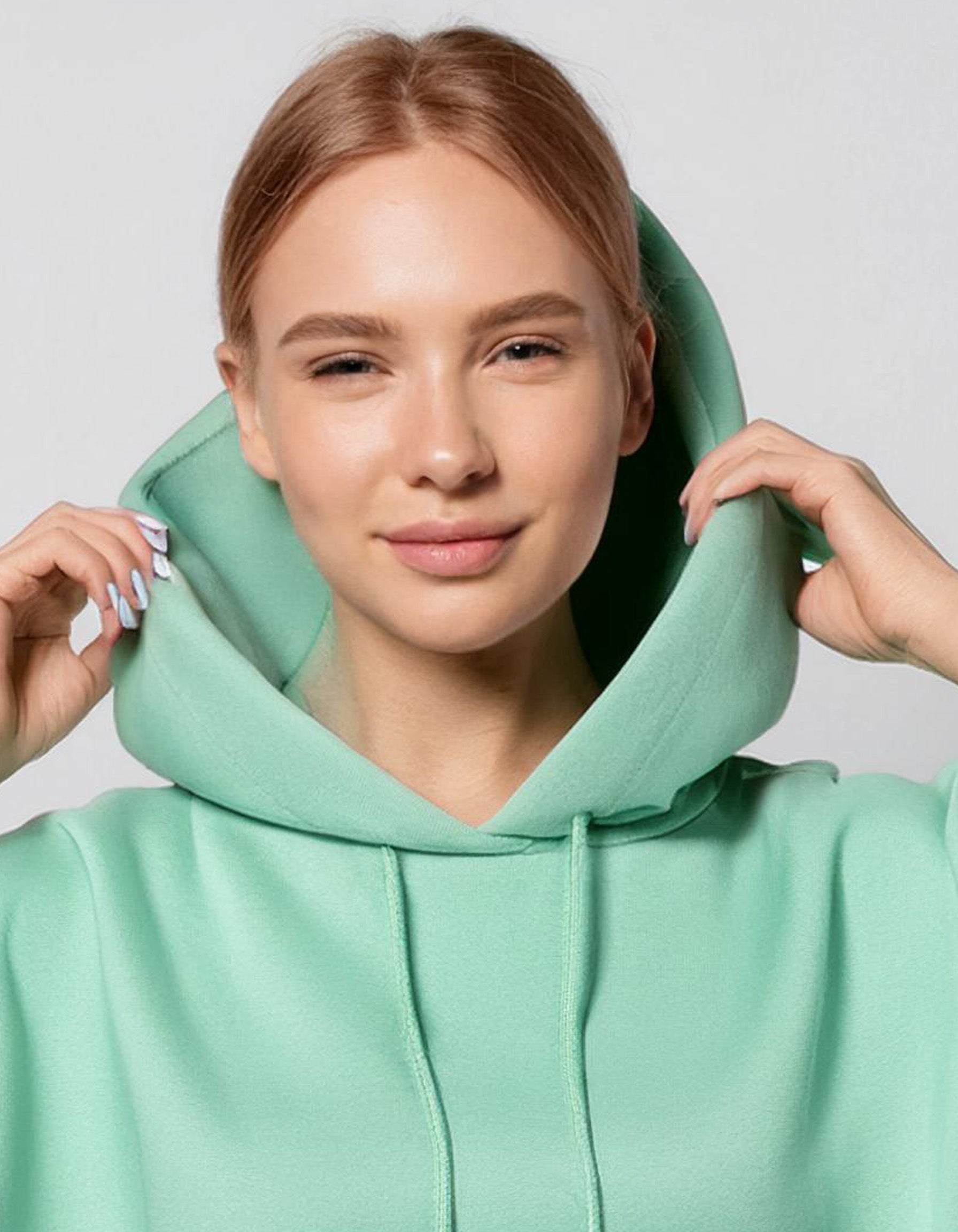 Seafoam Splash Mint Green Hoodie 4