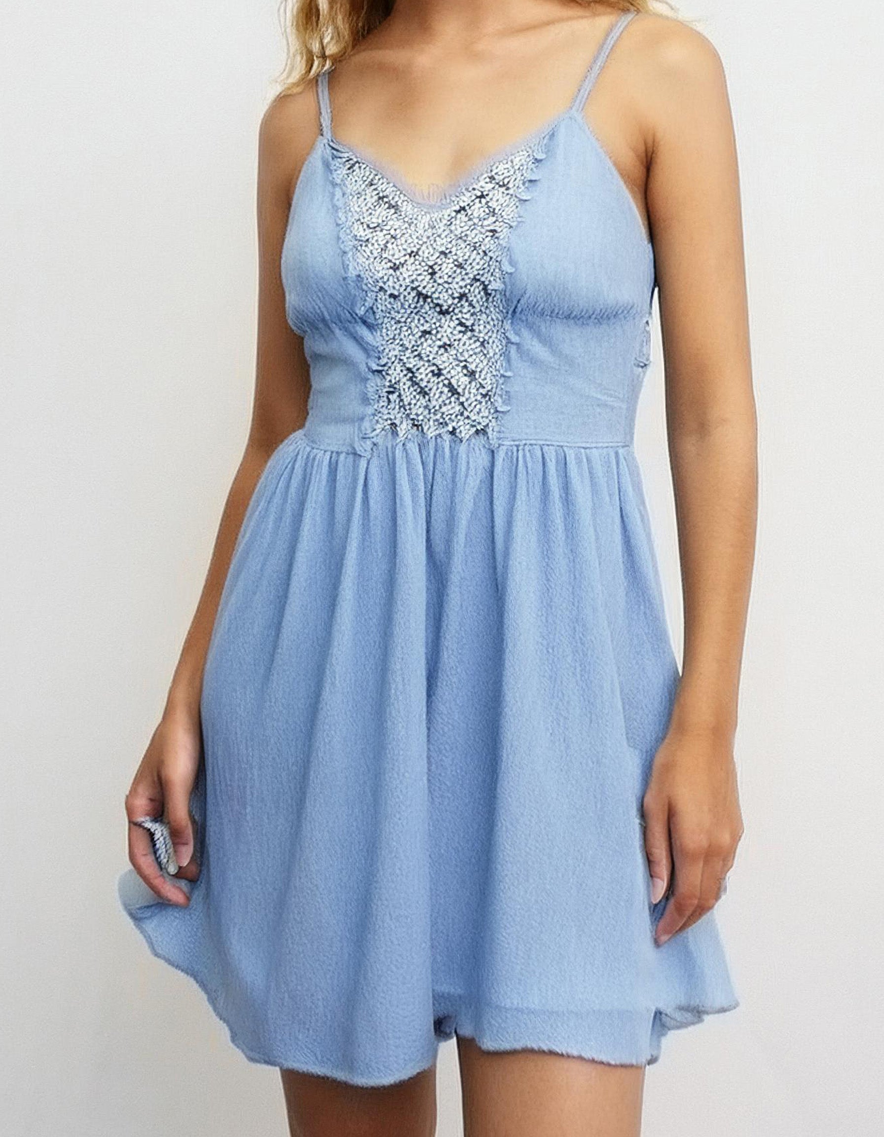Sky Blue Charm Sundress 2