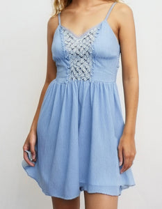 Sky Blue Charm Sundress