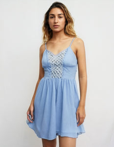 Sky Blue Charm Sundress