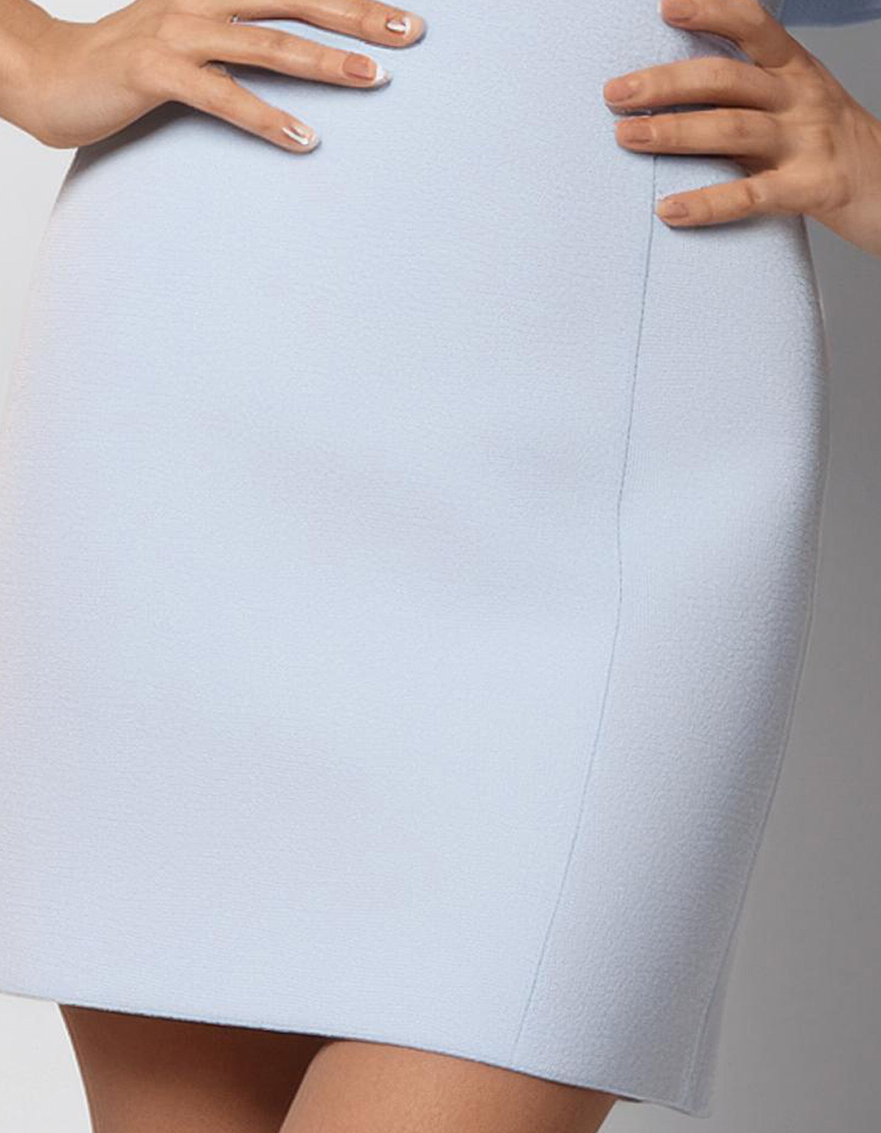 Sky Blue Ruffle Mini Dress 3