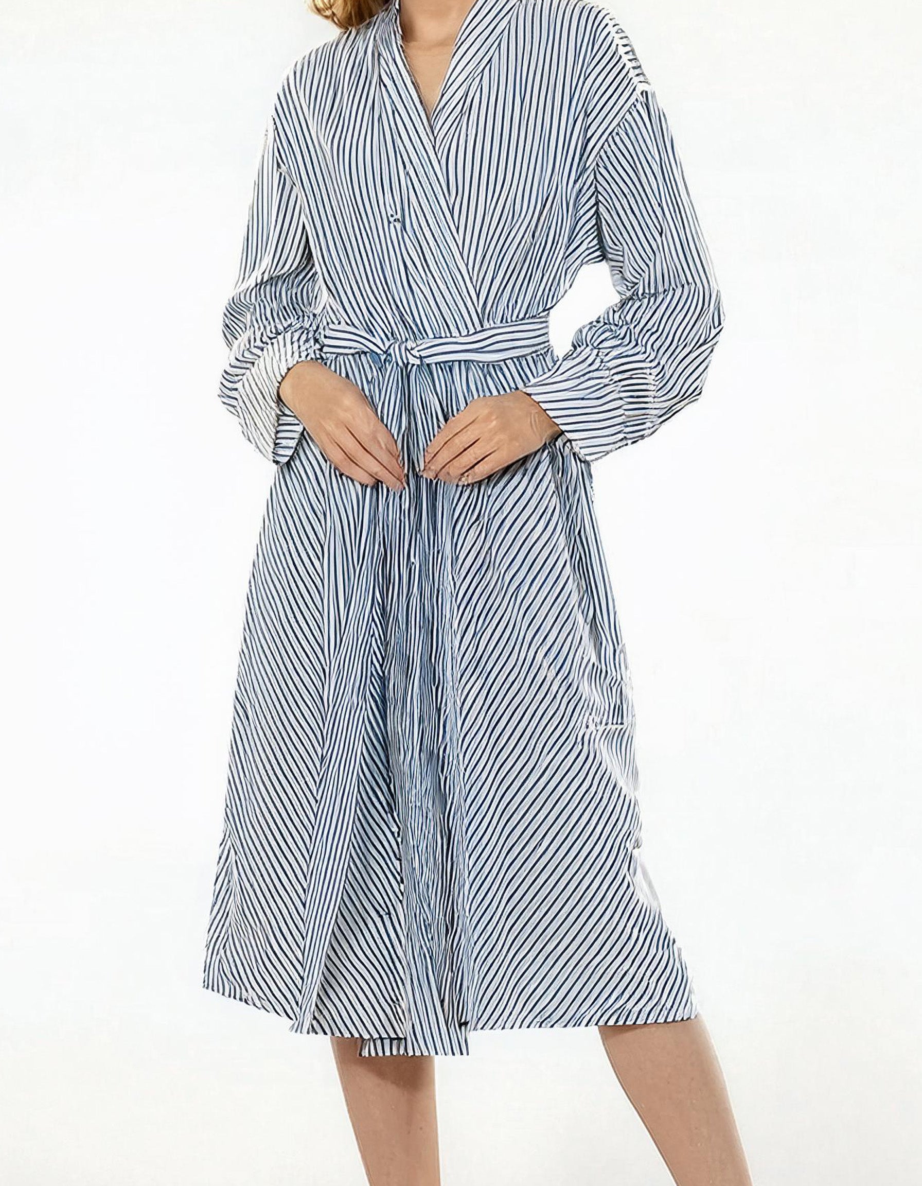 Sky Blue Serenity Wrap Dress 2