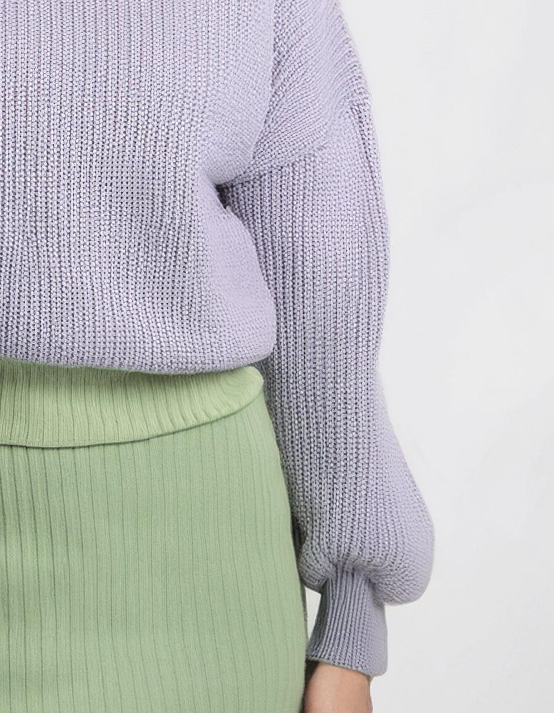 Soft Lilac Knit Pullover 3