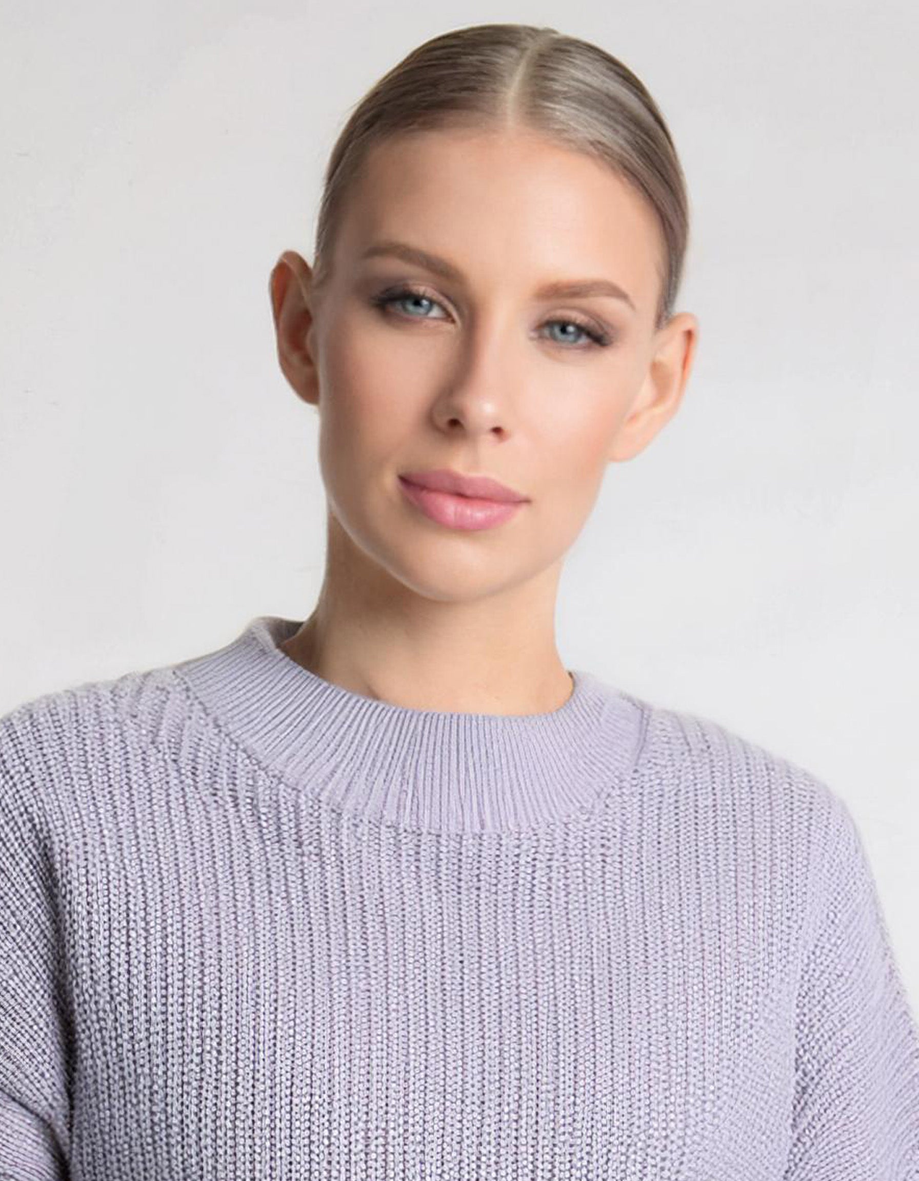 Soft Lilac Knit Pullover 4