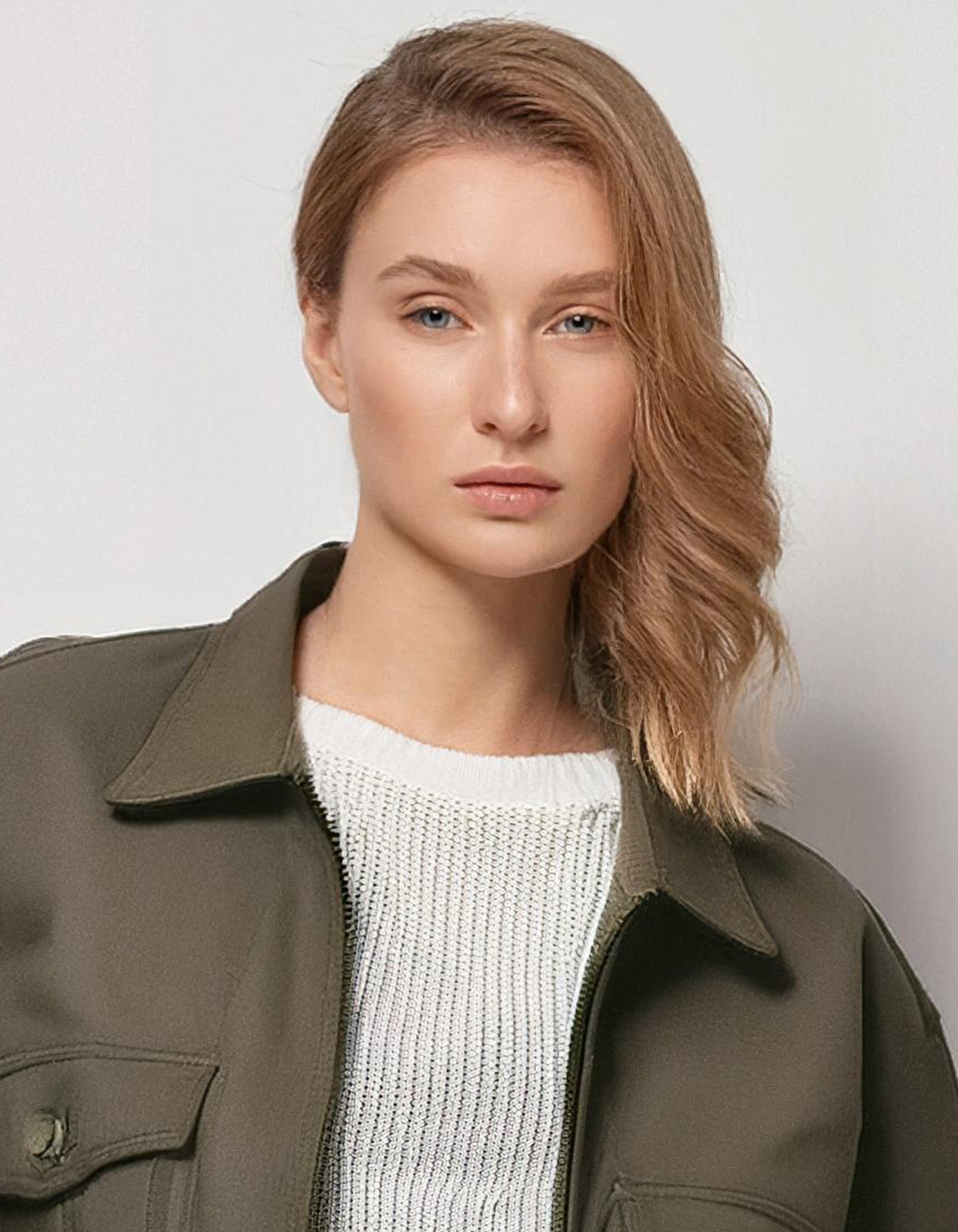 Taupe Everyday Bomber Jacket 4