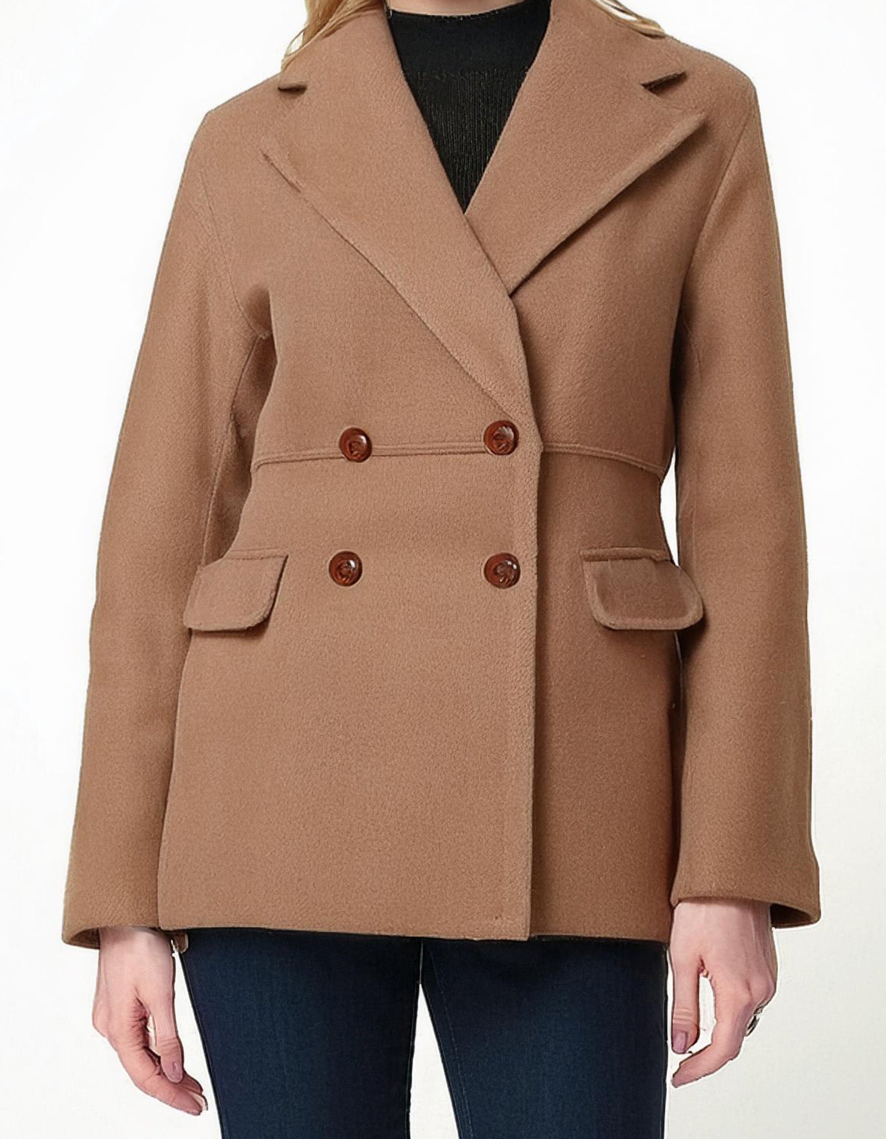 Tawny Tan Peacoat 2