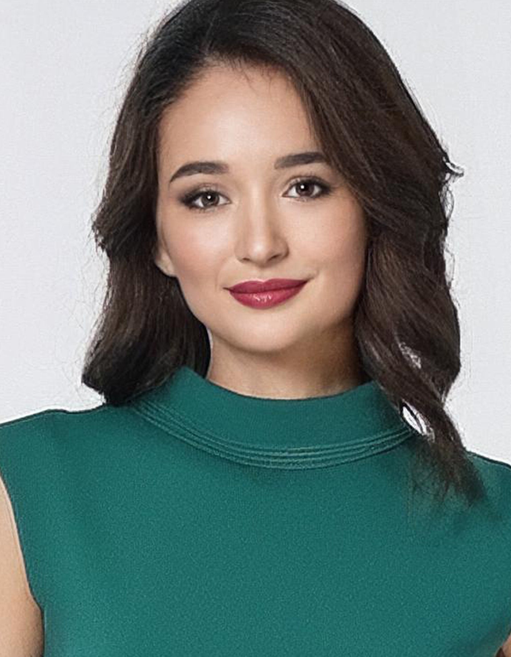 Teal Sleeveless Sheath Dress 4