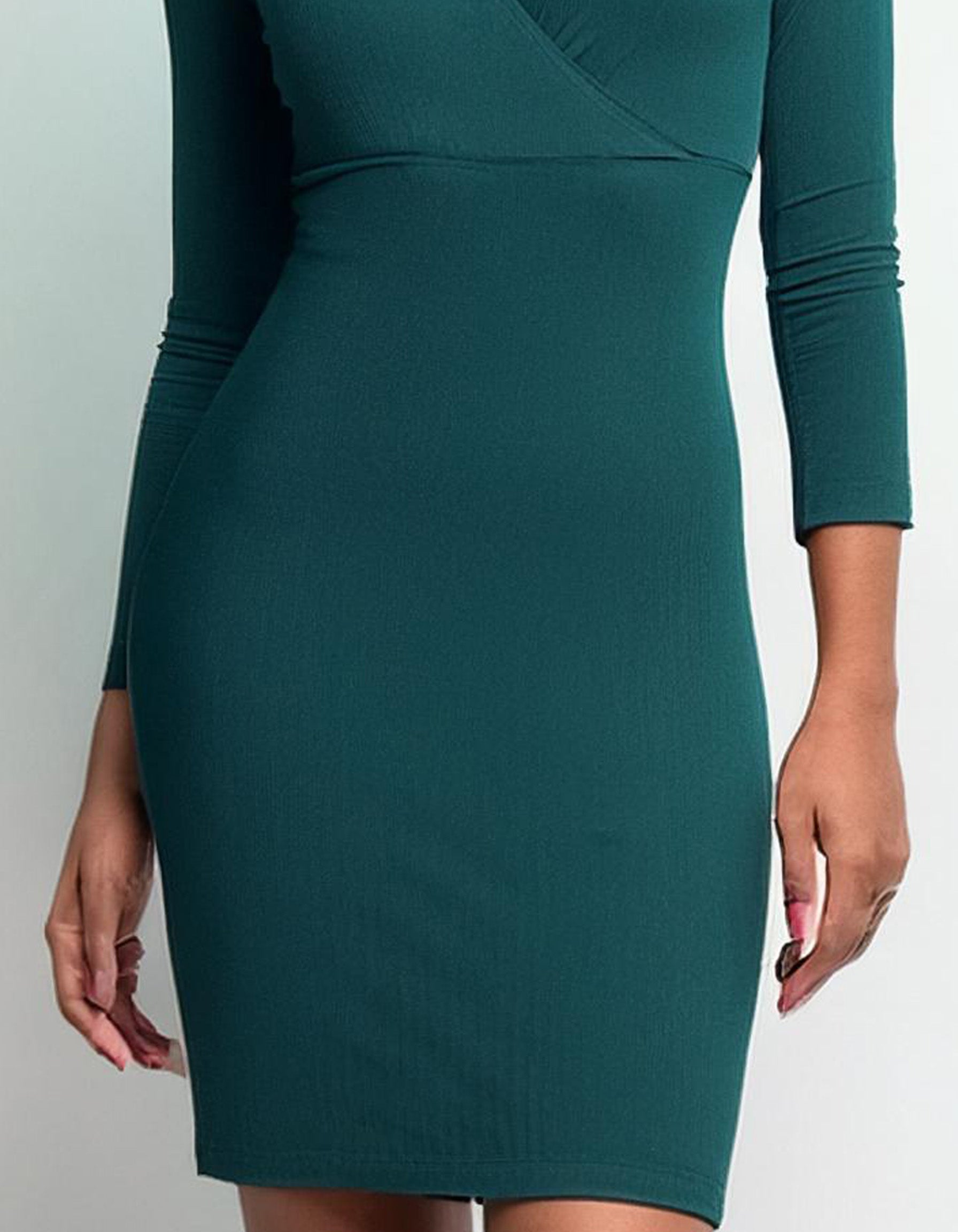 Teal Temptress Bodycon Dress 3