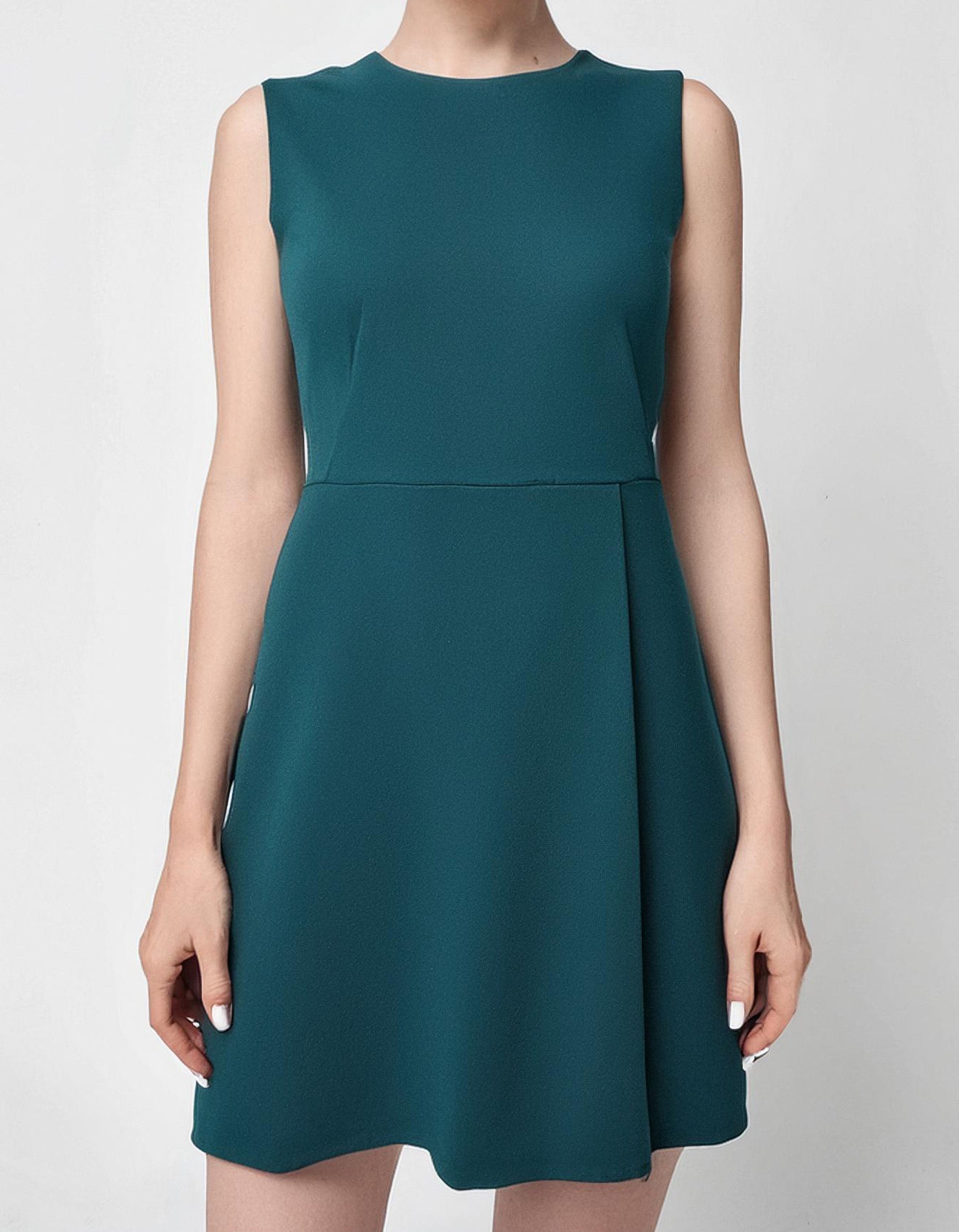 Teal Twilight Mini Dress 2