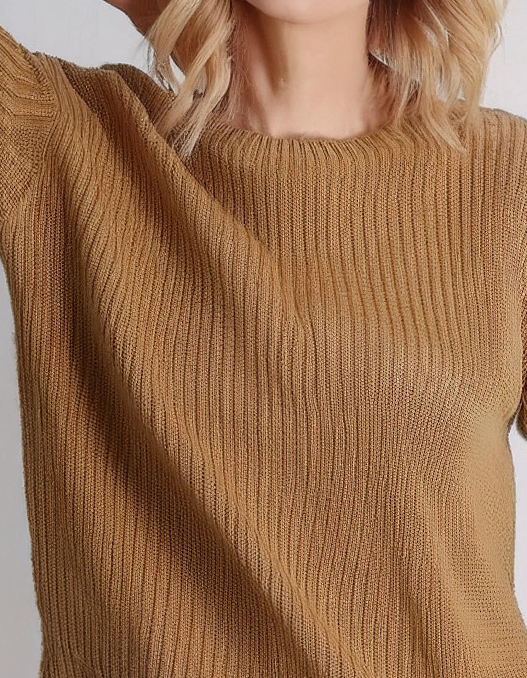 Toasted Almond Crewneck Sweater 3