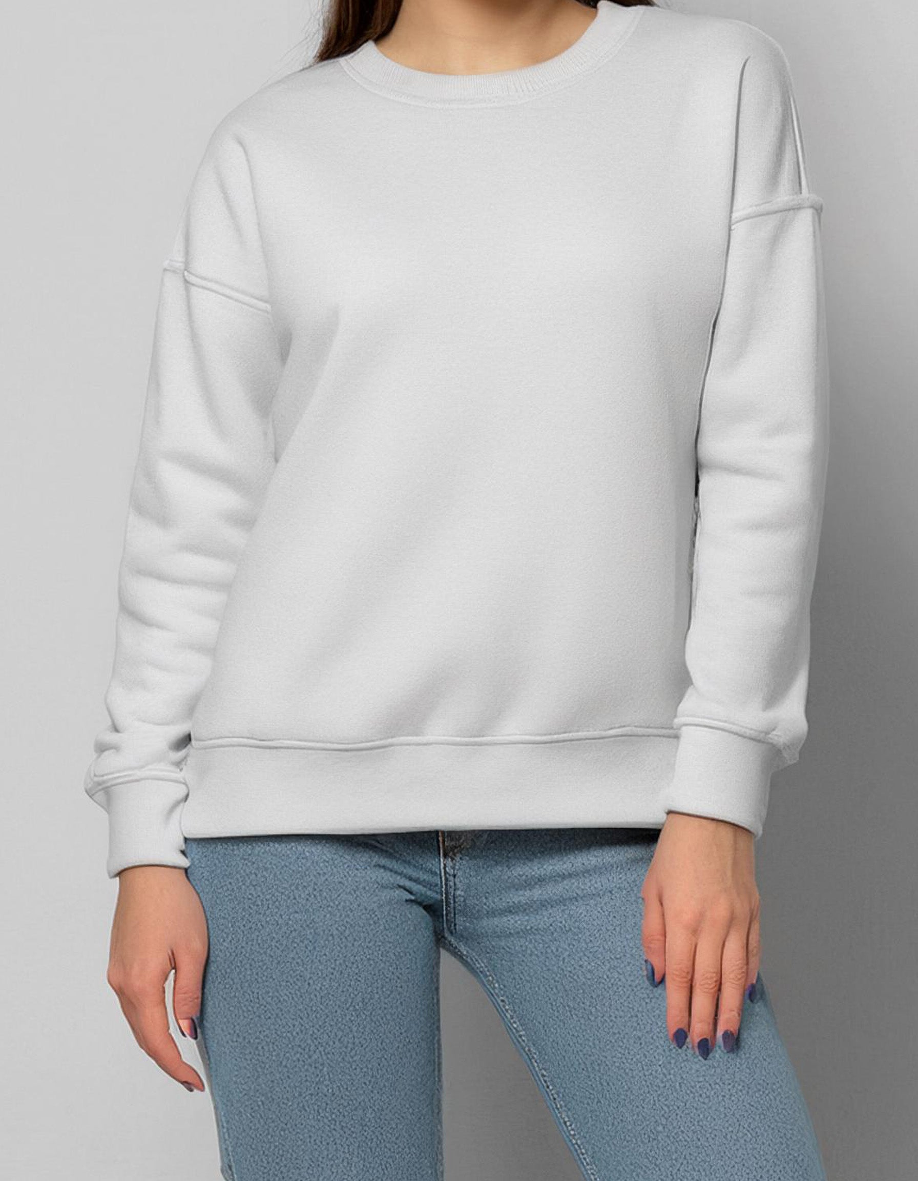 White Crewneck Sweater 2
