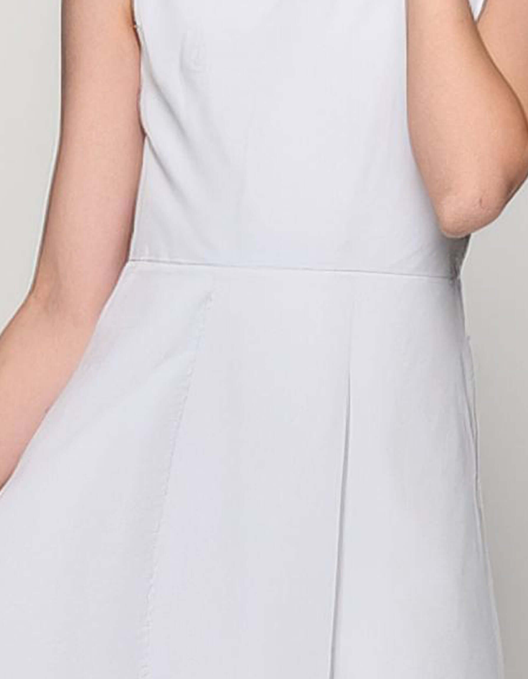 White Eyelet Lace Shift Dresses 3