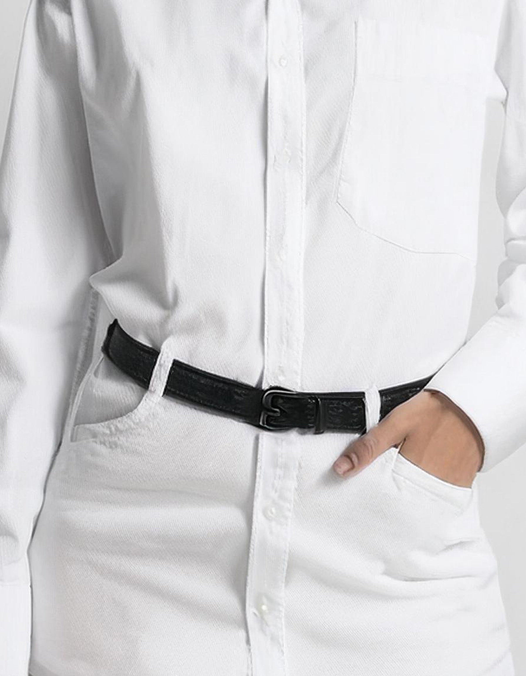 White Formal Dress Shirt 4