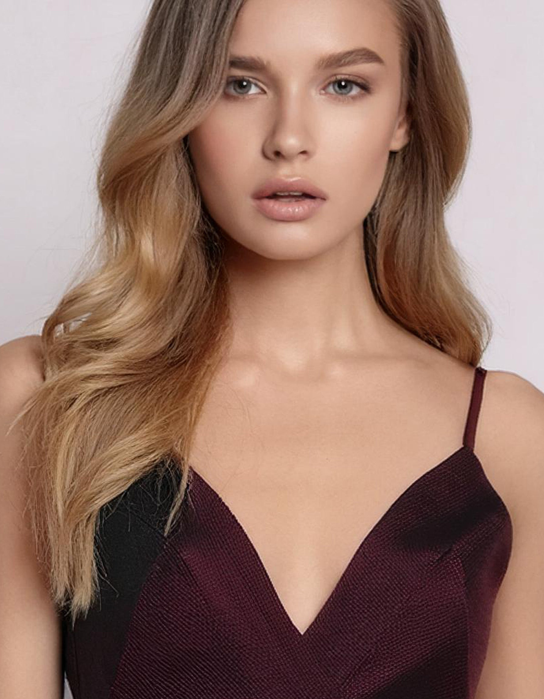 Wine Red Cocktail Dress 4