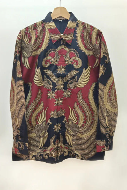 Men's Batik Shirt - Majestic | Long Sleeves